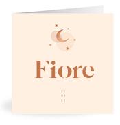 Geboortekaartje naam Fiore m1
