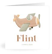 Geboortekaartje naam Flint j1