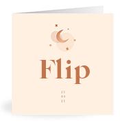 Geboortekaartje naam Flip m1