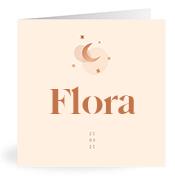 Geboortekaartje naam Flora m1