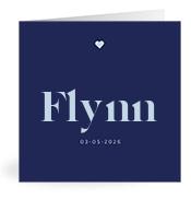 Geboortekaartje naam Flynn j3
