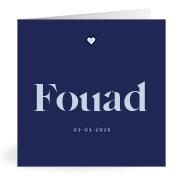 Geboortekaartje naam Fouad j3