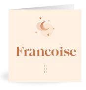 Geboortekaartje naam Francoise m1