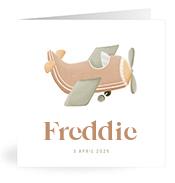 Geboortekaartje naam Freddie j1