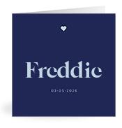 Geboortekaartje naam Freddie j3