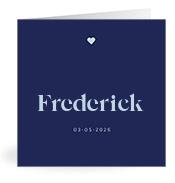 Geboortekaartje naam Frederick j3