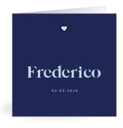 Geboortekaartje naam Frederico j3