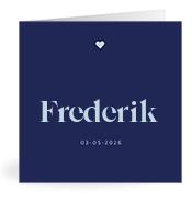 Geboortekaartje naam Frederik j3