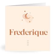 Geboortekaartje naam Frederique m1