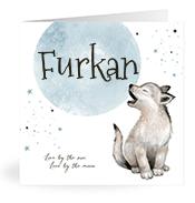 Geboortekaartje naam Furkan j4