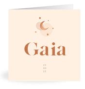 Geboortekaartje naam Gaia m1