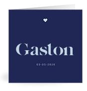 Geboortekaartje naam Gaston j3