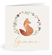 Geboortekaartje naam Gemma m4