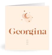 Geboortekaartje naam Georgina m1