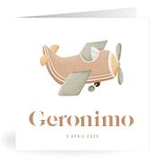 Geboortekaartje naam Geronimo j1