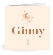 Geboortekaartje naam Ginny m1