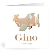 Geboortekaartje naam Gino j1