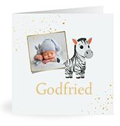 Geboortekaartje naam Godfried j2