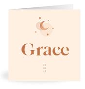 Geboortekaartje naam Grace m1