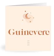 Geboortekaartje naam Guinevere m1