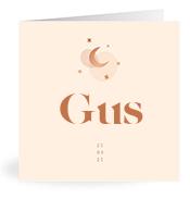 Geboortekaartje naam Gus m1