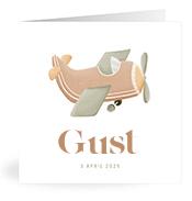 Geboortekaartje naam Gust j1