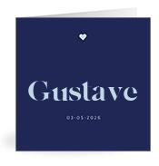 Geboortekaartje naam Gustave j3