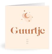 Geboortekaartje naam Guurtje m1