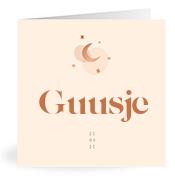 Geboortekaartje naam Guusje m1
