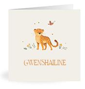 Geboortekaartje naam Gwenshailine u2