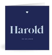 Geboortekaartje naam Harold j3