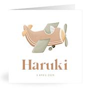 Geboortekaartje naam Haruki j1