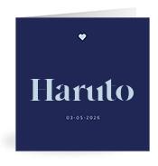 Geboortekaartje naam Haruto j3