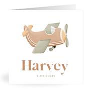 Geboortekaartje naam Harvey j1