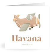 Geboortekaartje naam Havana j1