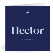 Geboortekaartje naam Hector j3