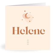 Geboortekaartje naam Helene m1
