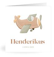 Geboortekaartje naam Henderikus j1