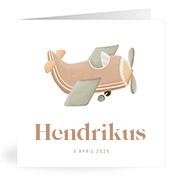 Geboortekaartje naam Hendrikus j1