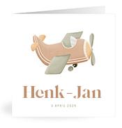 Geboortekaartje naam Henk-Jan j1