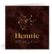 Geboortekaartje naam Hennie u3