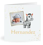 Geboortekaartje naam Hernandez j2
