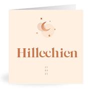 Geboortekaartje naam Hillechien m1