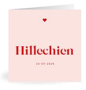 Geboortekaartje naam Hillechien m3