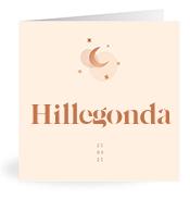Geboortekaartje naam Hillegonda m1