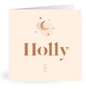 Geboortekaartje naam Holly m1