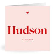 Geboortekaartje naam Hudson m3