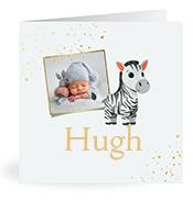 Geboortekaartje naam Hugh j2