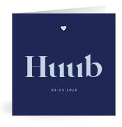Geboortekaartje naam Huub j3