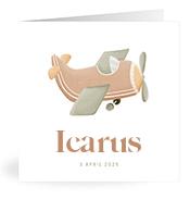 Geboortekaartje naam Icarus j1